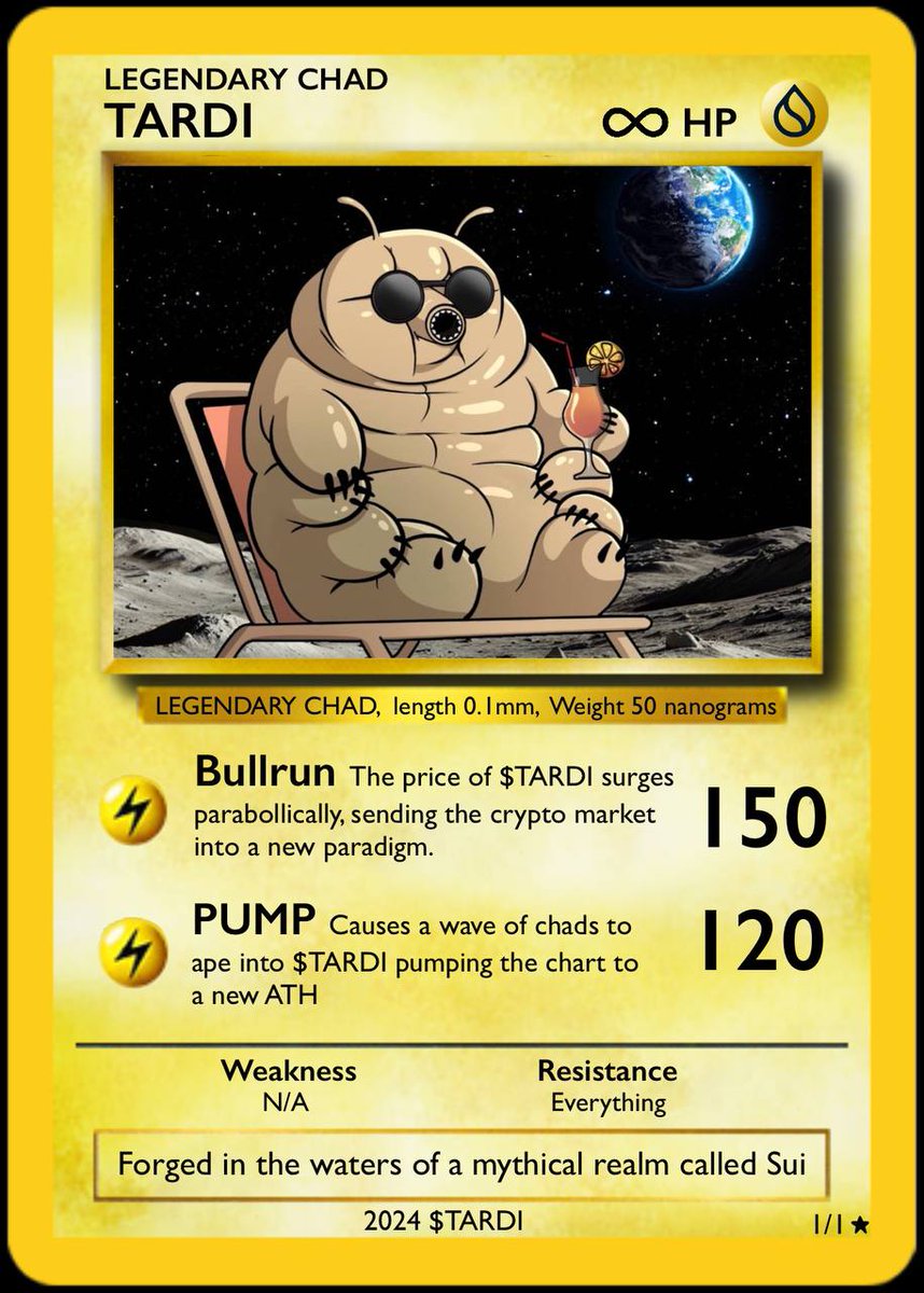 The Legendary Chad TARDI 🍹

Forged in the water of a mythical realm called @suinetwork 💧