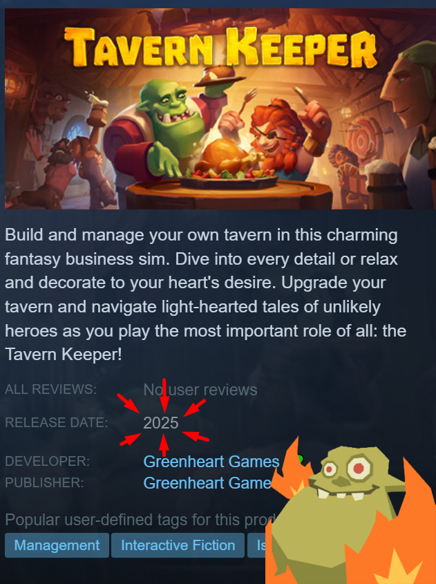 Greenheart Games 💚 | Tavern Keeper 🍻 OUT NOW! tweet media