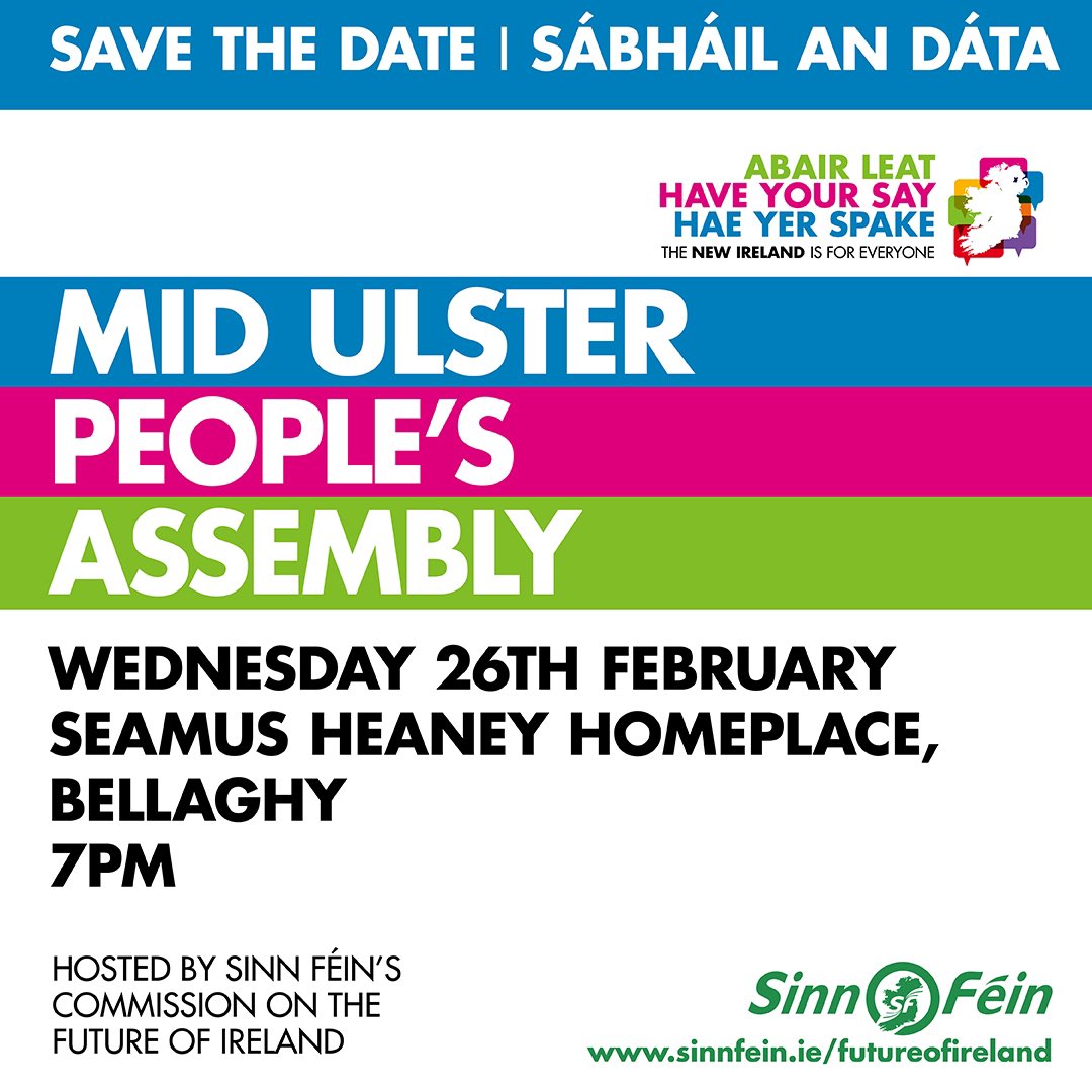 Registration is now open. Come along &amp; have your say!

eventbrite.com/e/mid-ulster-p…