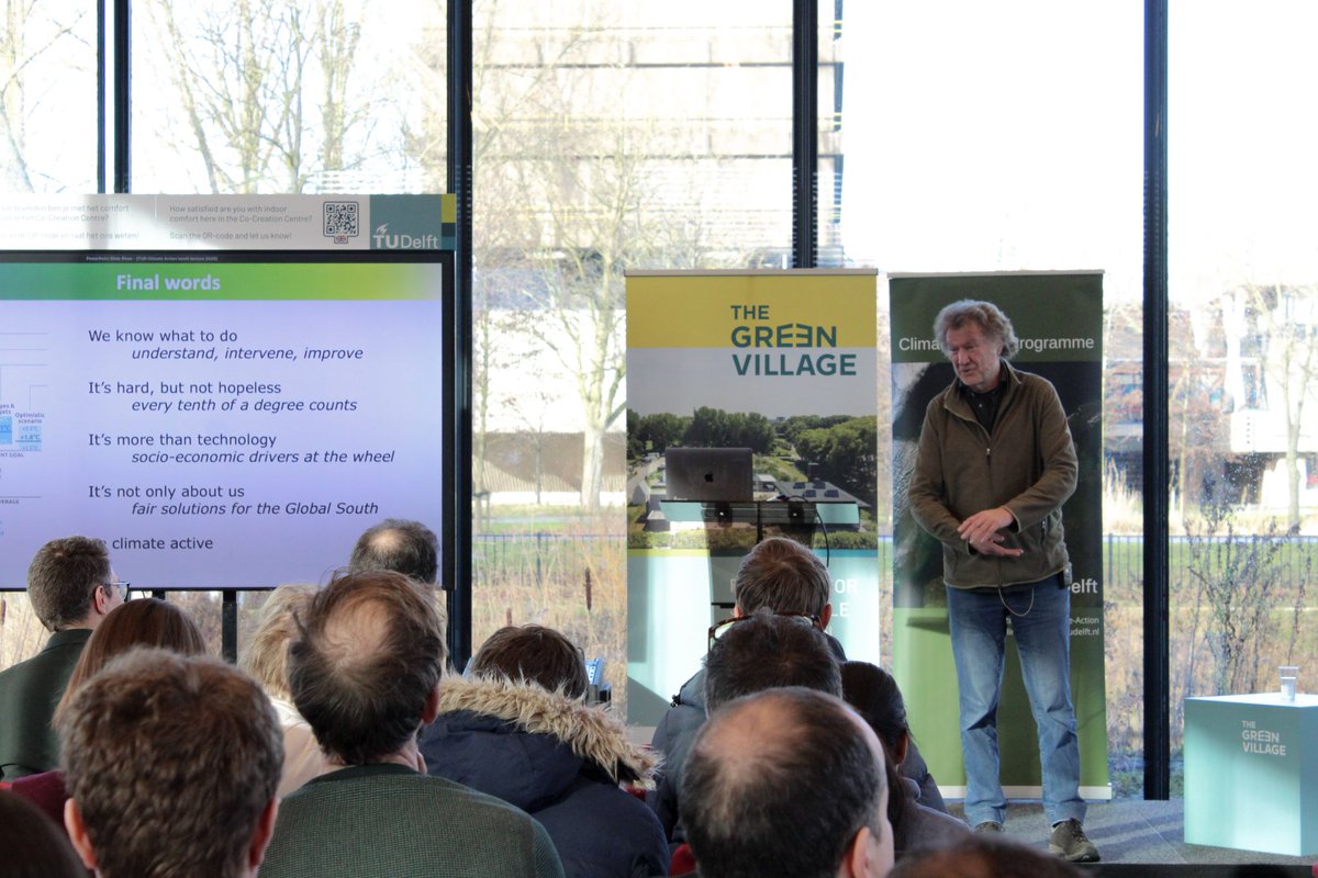 During the 1st @‌tudelft #ClimateAction Lunch Lecture of 2025, Herman Russchenberg was invited to speak on the current state of the #climate, academia's role in climate action, the challenges ahead and whether we are truly doing what is necessary: collegerama.tudelft.nl/mediasite/Show…
