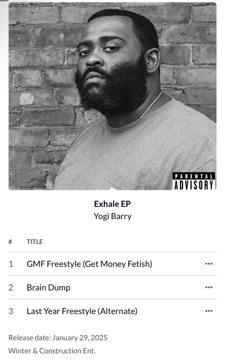 YogiBarry_'s tweet photo. Exhale EP will be available 1/29 wherever you listen to music.
#3ForFree until #BeforeTheMagicHappens this Summer https://t.co/lZVFJ8sq9C