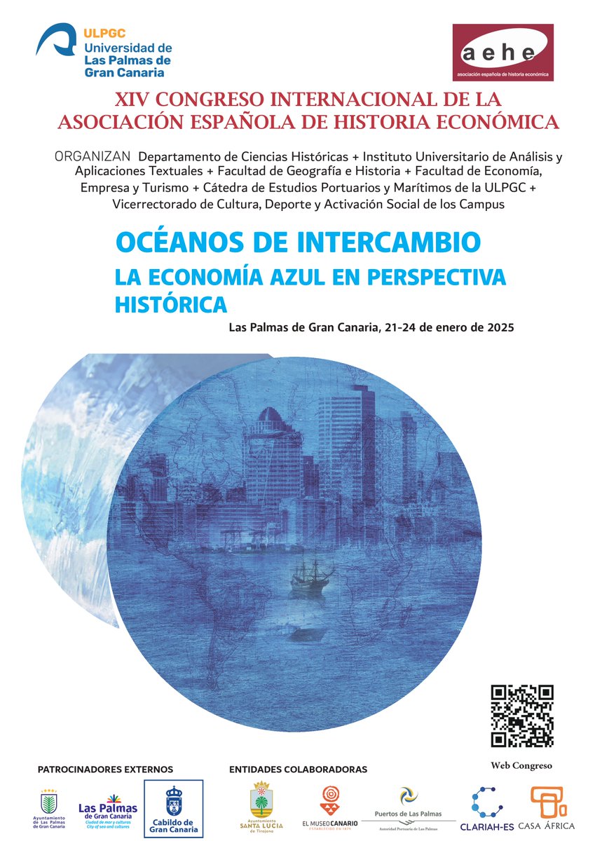 ✏Nuestros compañeros Miguel Deyá y Aina Coll estarán participando en el XIV Congreso Internacional de la AEHE en la sesión de "Evolución y desarrollo de las fortificaciones defensivas portuarias durante la Edad Moderna (siglos XVI a XVIII)"🔻
🌐congresos.aehe.es/aehe-internaci…