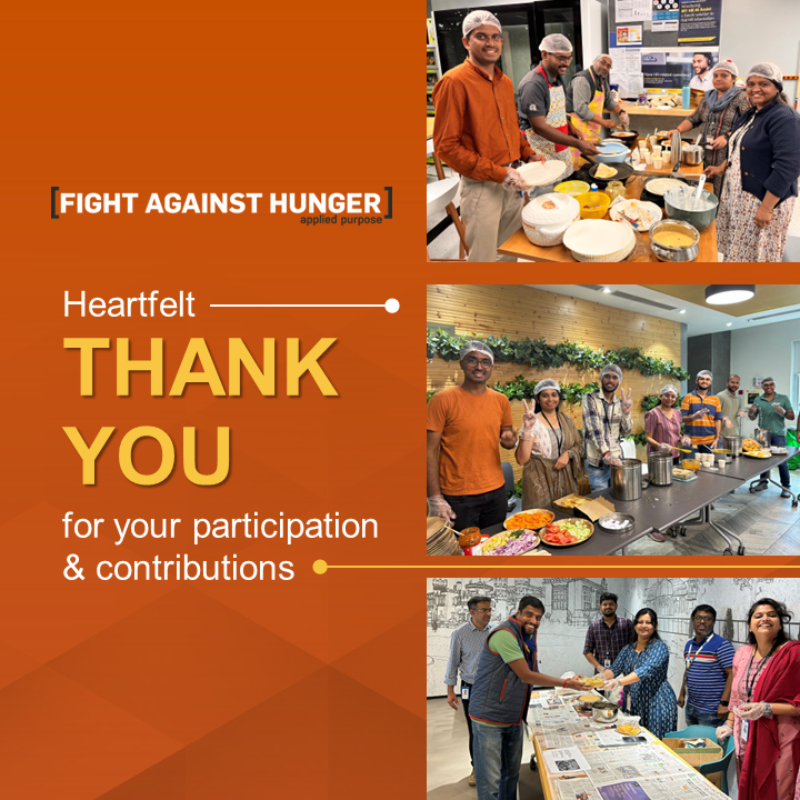 Applied_India's tweet photo. As we wrap up another successful year of our #FightAgainstHunger, a big shout out to our employees and associates for their tireless efforts and infectious enthusiasm in raising funds to alleviate hunger.
#GreatThingsHappenHere #WeAreAppliedMaterials #AppliedMaterialsIndia https://t.co/VkuFgSwOKh