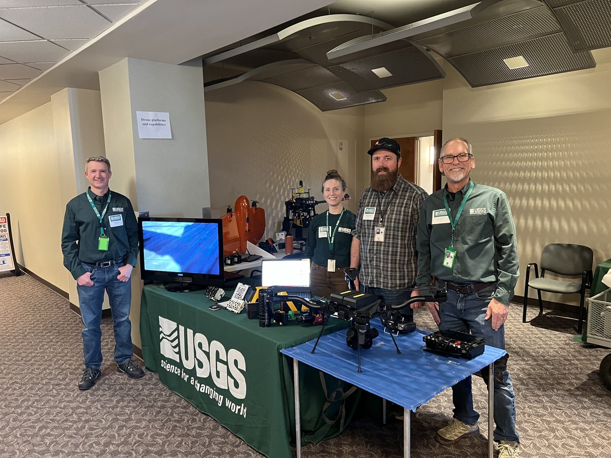 USGS_UAS's tweet image. Uncrewed technologies and remote pilots were well represented earlier this month at the USGS Next Generation Water Observing System (NGWOS) Stakeholder Outreach Meeting in Denver, Colorado! @USGS_CO @USGS_Water