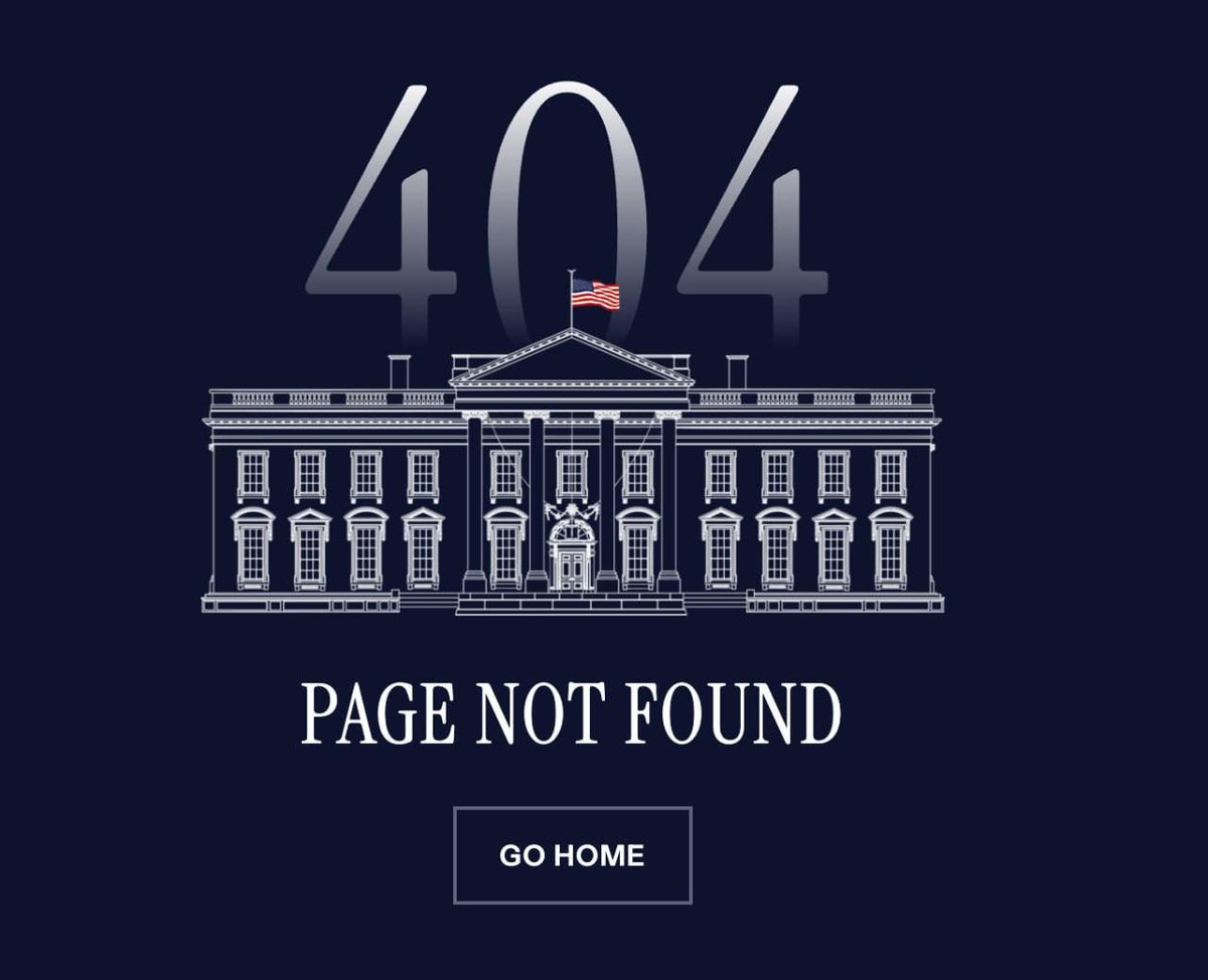 "Go Home": The White House's official website's Spanish version removed on President Trump's 2nd day in office

The website gives a 404 error and a "Go Home" button - "return to home page" or... well, you get the idea.