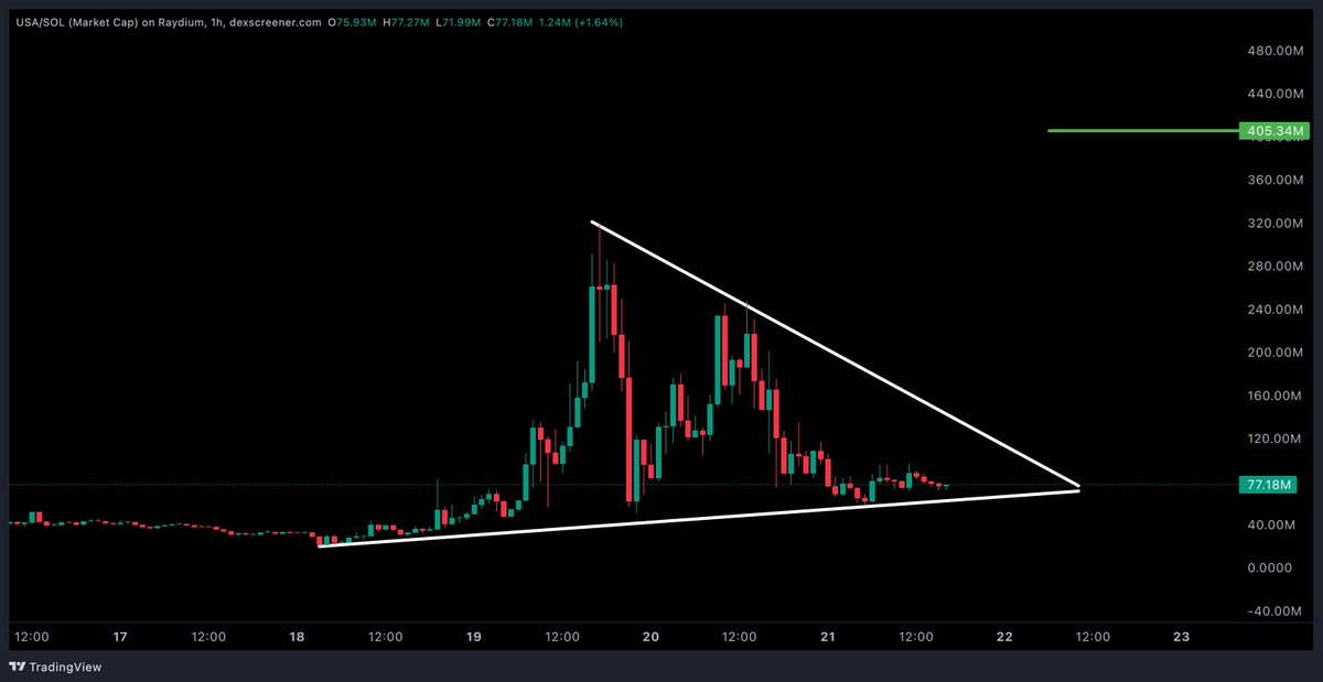 DonaldsTrades's tweet image. $USA $400M MCAP next leg up