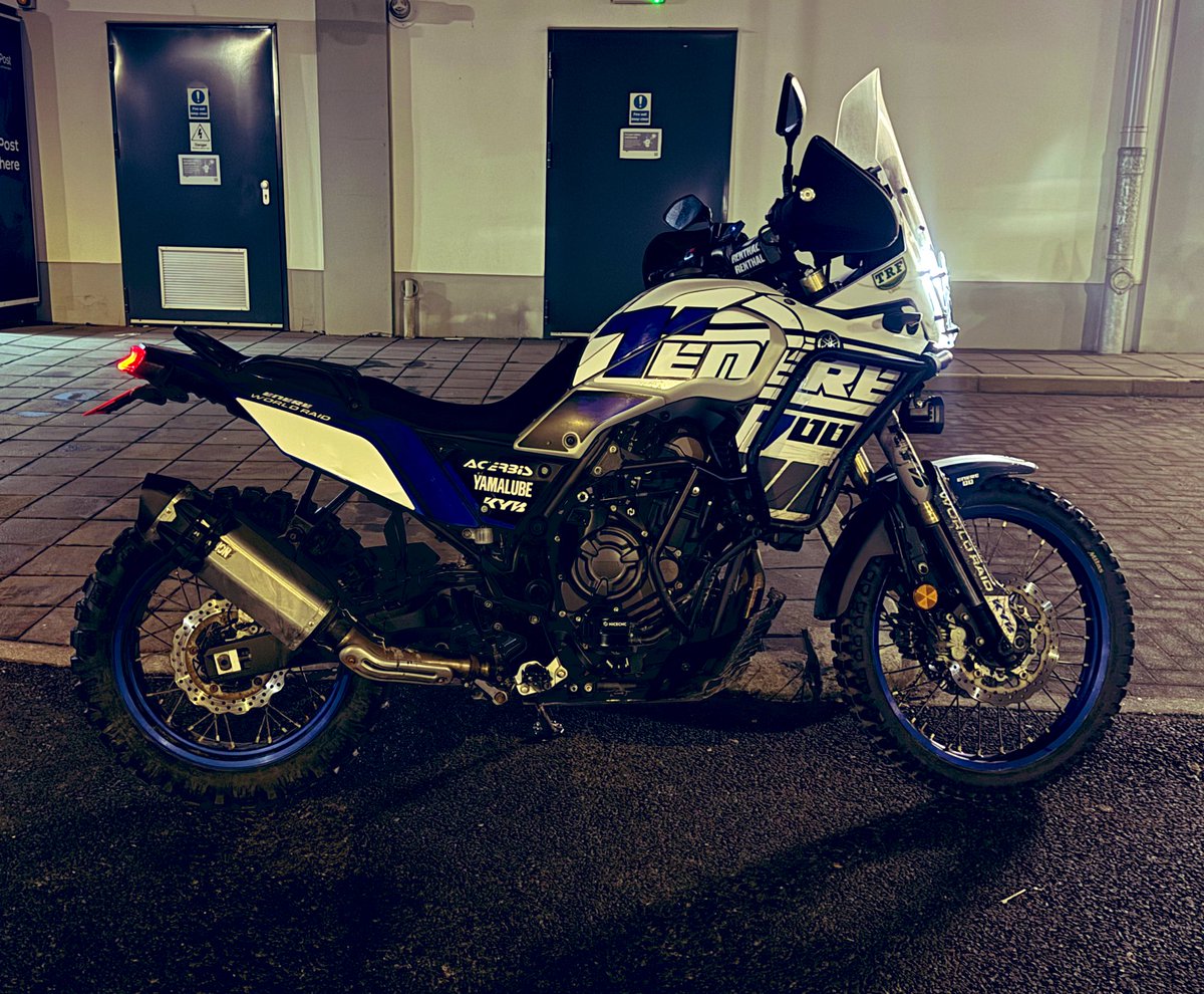 Looking at new 50/50 tyres for the Tenere 700 and looking at either the Pirelli Scorpion STR (oem fit) or the Dunlop Trailmax Raids. Anyone got experience of both and can recommend?
Be mostly road but once it gets a bit lighter I’ll be doing some gravel tracks to/from work.PFA