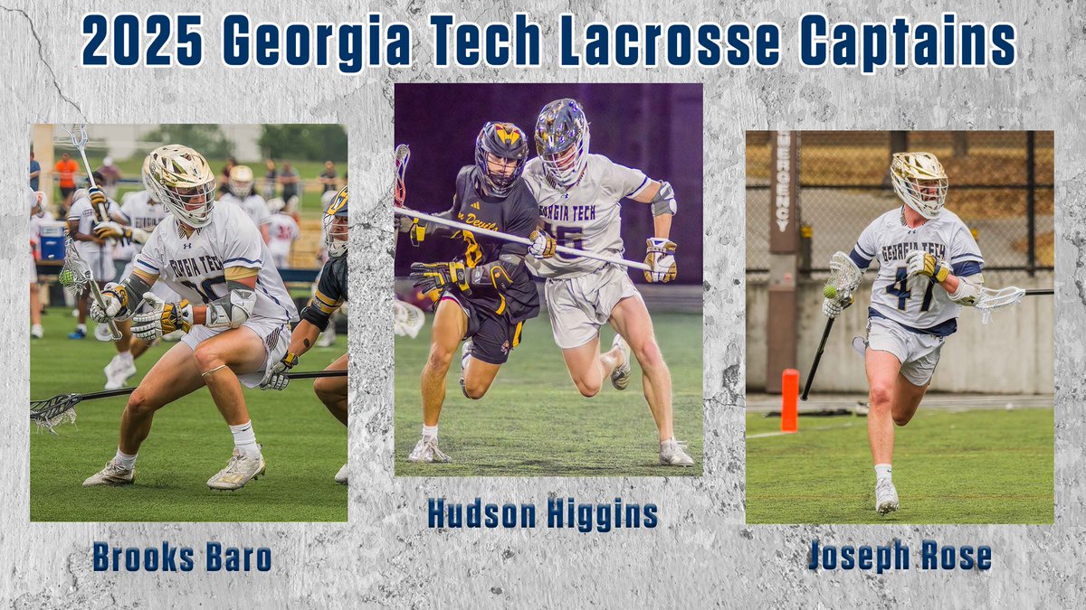We open the season on January 31 at home versus <a href="/FSULacrosse/">FSU Men’s Club Lacrosse</a> at 7pm. Helping guide the Jackets will be this trio. #ROLLHIVE 🐝🥍