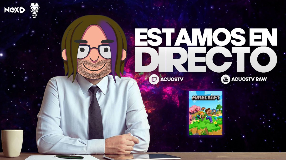¡ESTAMOS EN DIRECTO!

Minecraft, ¡¿CAPÍTULO 30 YA?!

🟣twitch.tv/acuostv 
🔴youtube.com/live/M0Ar3VK-z… 

 #twitch #youtube #streamer #minecraft #minecraftmemes