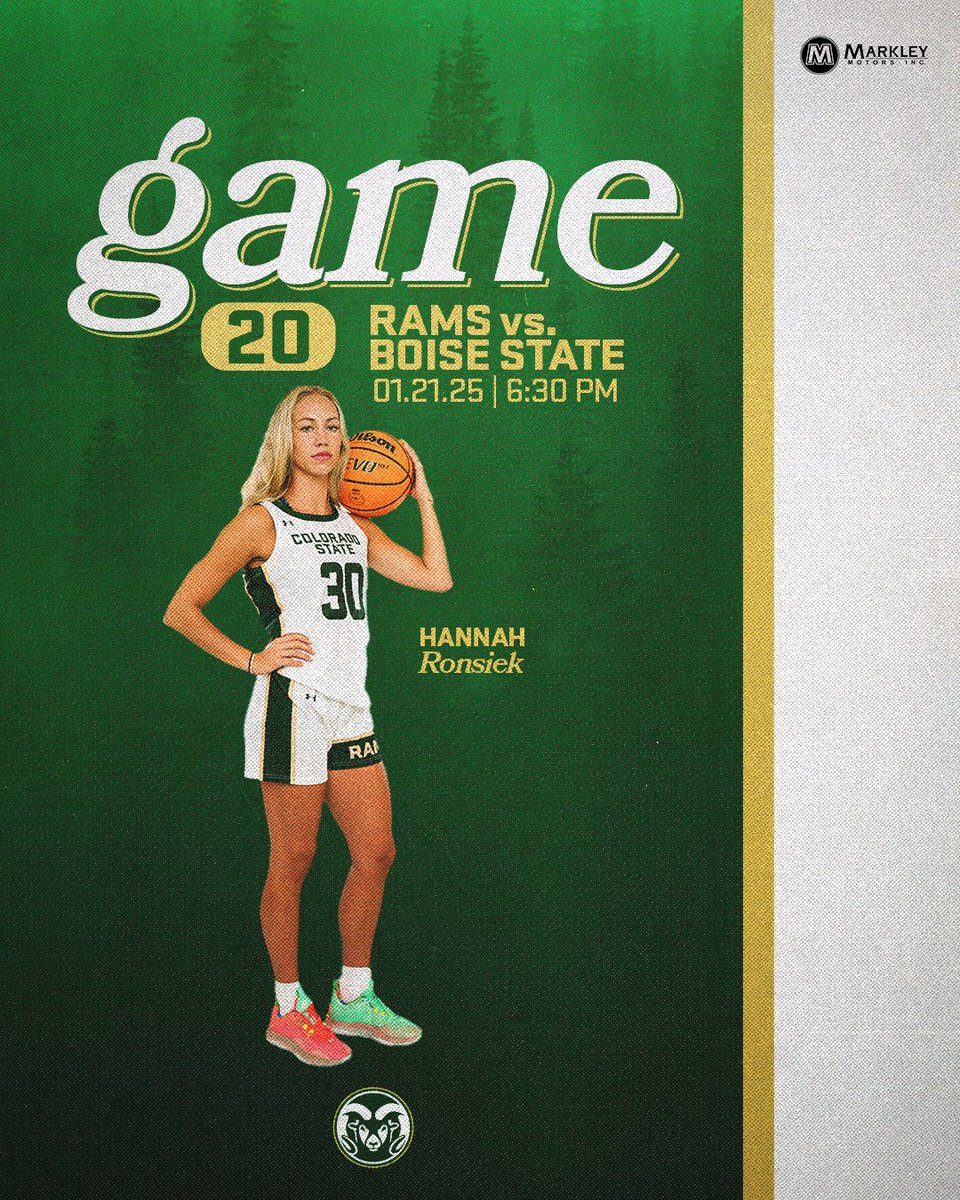 Tuesday Night Showdown 🍿

🆚 Boise State
📍 Moby Arena
⏰ 6:30 PM MT
📺 csura.ms/MWNetwork
🎟️ CSURams.com/WBBTickets

#Stalwart x #CSURams