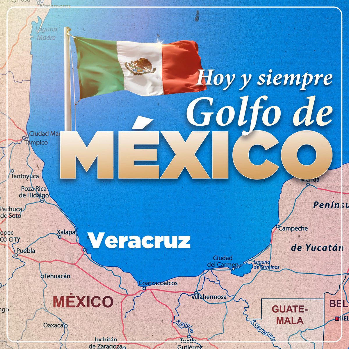 rocionahle's tweet photo. Hoy y siempre… desde hace 500 años es y seguirá siendo nuestro rico y grande “Golfo de México” 

✅Comunicación portuaria 
✅Comercio exterior 
✅Petróleo
✅gas
✅pesca

#Veracruz puerta de entrada por el Golfo de México. Y no es decreto es realidad!! 🇲🇽🇲🇽🇲🇽 https://t.co/2zKSXE9zC5