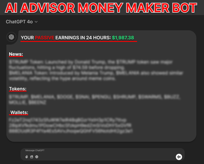 DefiTokyo's tweet photo. I set my brother up with an AI advisor money maker bot.

A week later, he was up $9K—just following signals.

The bot tracked trends, news, and signals—he just followed.

Set it up now and start printing cash. 🧵👇 https://t.co/NH8Mo4Kxjg