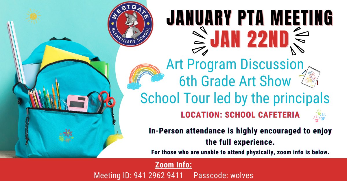 Westgate PTA tweet media