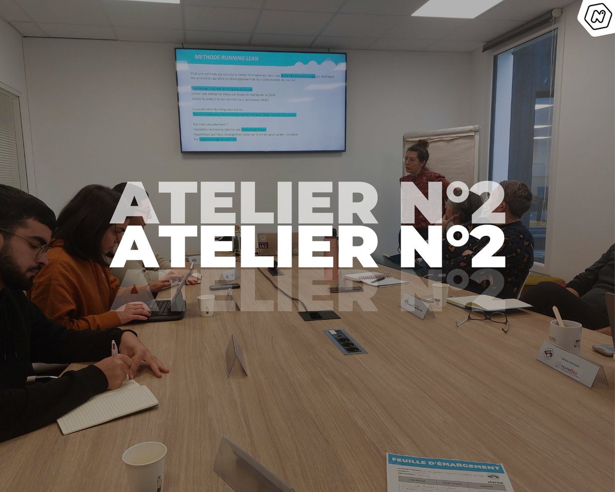 [ 🐧 Atelier 2]

Hier, nos #entrepreneurs étaient avec Maud de <a href="/normandieincub/">Normandie Incubation</a>.

Ensemble, ils plongent dans un sujet crucial mais souvent négligé : avant de créer une solution, est-ce que nous avons bien cerné le vrai #besoin de nos #clients potentiels ?