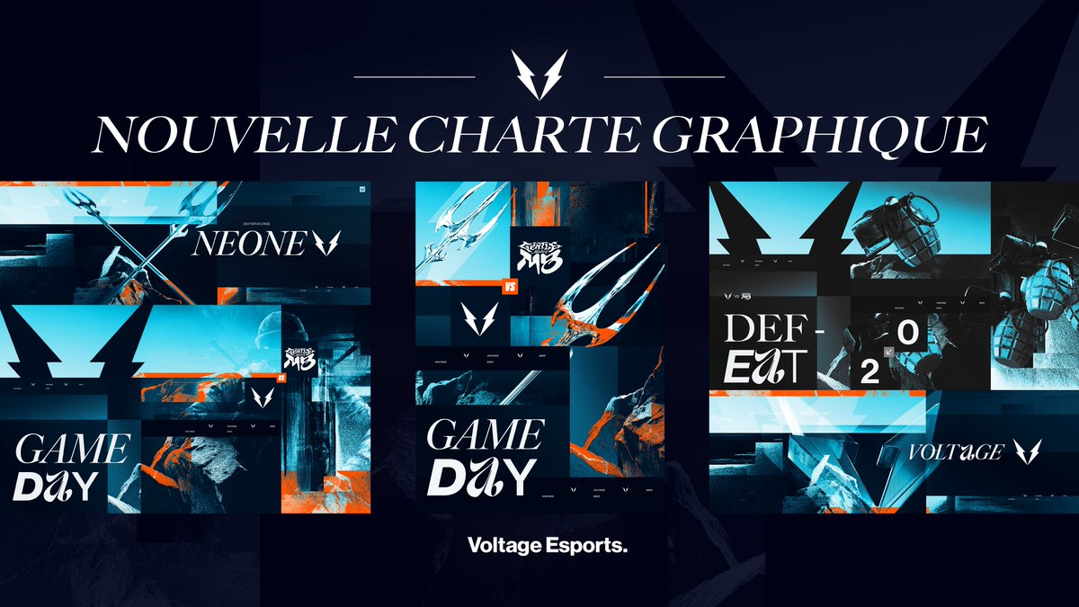 Le futur de Voltage commence aujourd'hui ! 🌟
Une nouvelle identité, mais surtout un nouveau départ. 

Nos ambitions sont plus fortes.🔱

Le renouveau est là et avec lui, de nombreuses annonces à venir ! 🤝

L'aventure ne fait que commencer. #WeAreVoltage⚡️