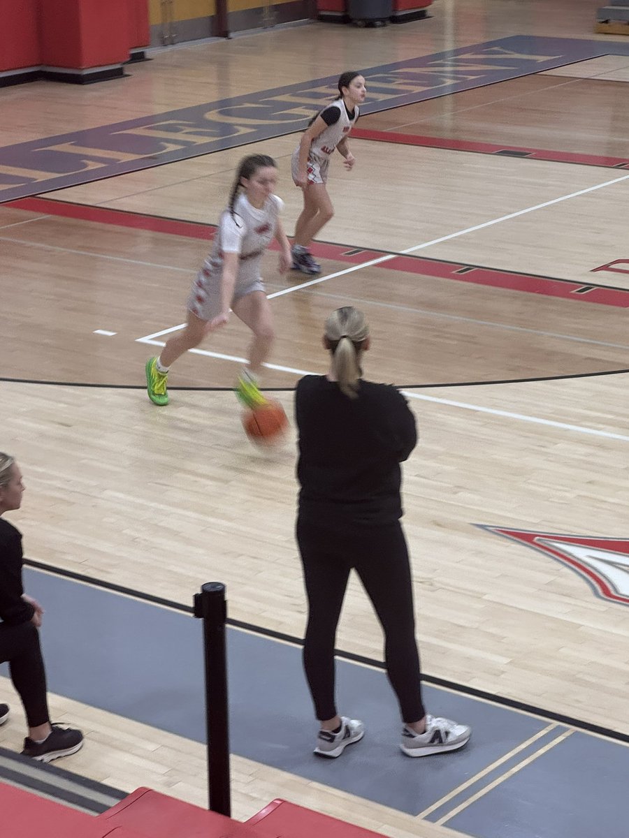 We are so proud of our 6th graders effort this weekend! They continue to grind each and every game and show focus, heart and teamwork on the court ! Keep showing up for each other ladies! 🏀❤️<a href="/WAgirlshoops/">West A Girls Basketball</a>