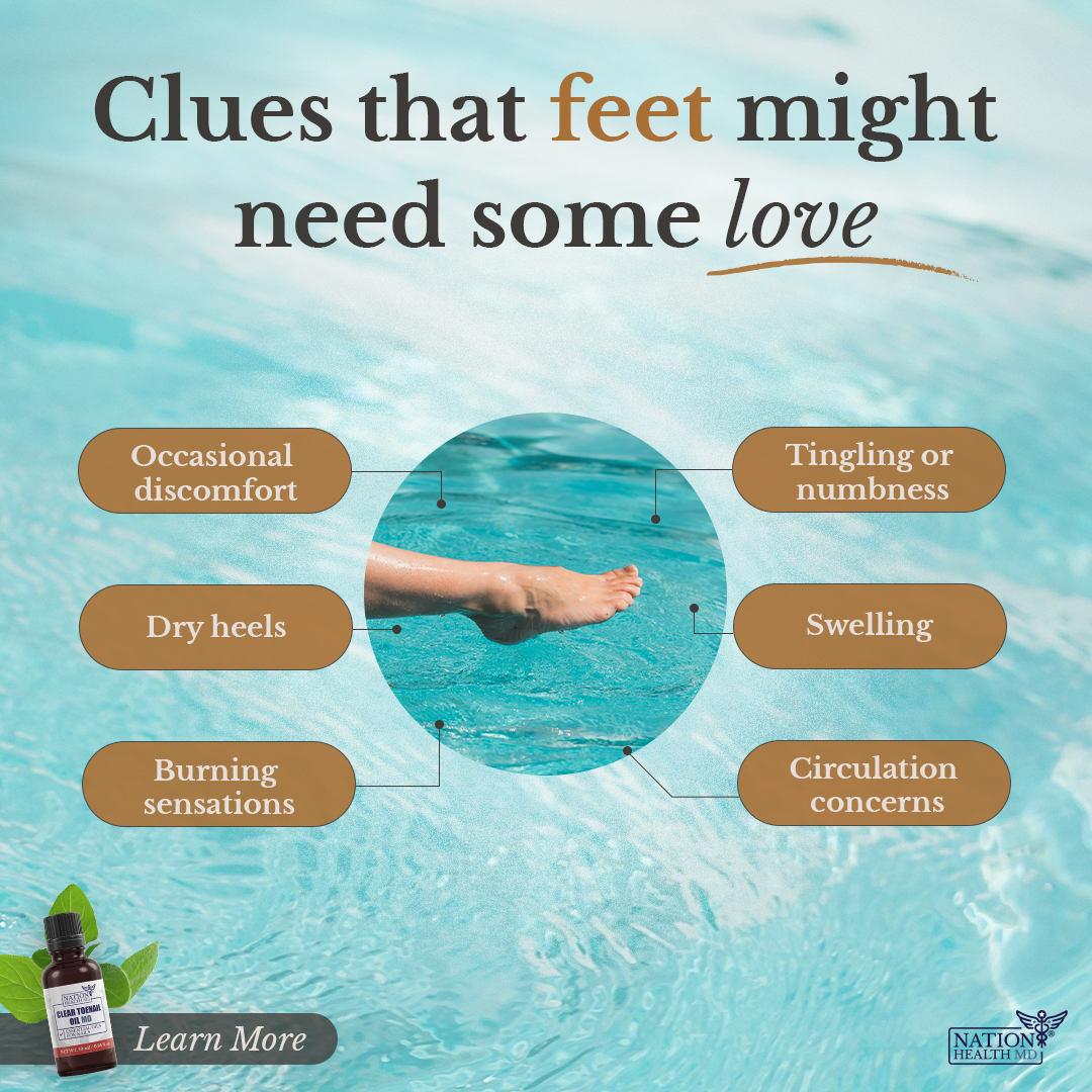 Toenail health is an important part of overall foot care. 🌿✨ 

Curious about ways to support nail wellness? 
Learn more: bit.ly/4ajvSsa

#nationhealthmd #footcare #toenailhealth #nailcare #healthyfeet #strongnails