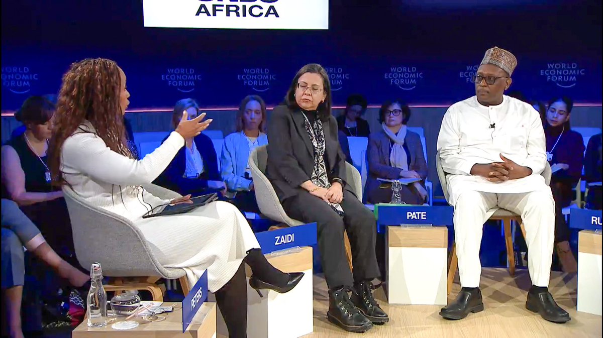 muhammadpate's tweet photo. It was an insightful session today at the World Economic Forum @wef as I joined other global leaders, including Anita Zaidi @AnitaZaidi of the Bill & Melinda Gates Foundation, Catherine Russell @unicefchief of @UNICEF, and Bernd Montag @bernd_montag of Siemens Healthineers @SiemensHealth, to discuss the critical importance of investing in women’s health. It also provided an opportunity to share Nigeria’s bold reforms and achievements of HE President Bola Ahmed, GCFR, @officialABAT under the Health Sector Renewal Investment Initiative (#NHSRII). 

I highlighted the longstanding neglect of women’s health in global health policies, from reproductive and maternal health to non-communicable diseases (NCDs). Through NHSRII, we are implementing targeted reforms to address these gaps. This includes revitalizing thousands of primary healthcare centers @NphcdaNG, training over 53,000 frontline health workers, and introducing financial protection mechanisms to ensure women can access essential services, including antenatal and emergency obstetric care, without financial hardship.

Our approach integrates innovation and insights from women themselves. For example, focus groups in northeastern Nigeria revealed cultural misconceptions that limit the use of maternal health services, underscoring the need for policies grounded in the lived realities of women. Additionally, we are leveraging Nigeria’s mixed health system by working with the private sector to localize the production of reproductive health commodities and expand economic opportunities for women through job creation in healthcare.

We are also prioritizing women’s leadership in healthcare governance through initiatives like the National Health Fellows Program, ensuring women are at the forefront of shaping inclusive policies. These efforts are driven by our commitment to equity and reflect the broader Renewed Hope Agenda’s whole-of-society / whole -of-government approach to achieving better health outcomes for all Nigerians.

I would like to acknowledge our moderator, Ms Fifi Peters @FifiPeters of CNBC Africa @cnbcafrica, for facilitating such a vibrant and insightful session that allowed us to explore these critical issues with depth and purpose.

Investing in women’s health is not just a health priority; it is essential for economic and social transformation. Through collaboration, shared accountability, and innovation, we can close the gaps and accelerate progress toward universal health coverage, leaving no woman behind.