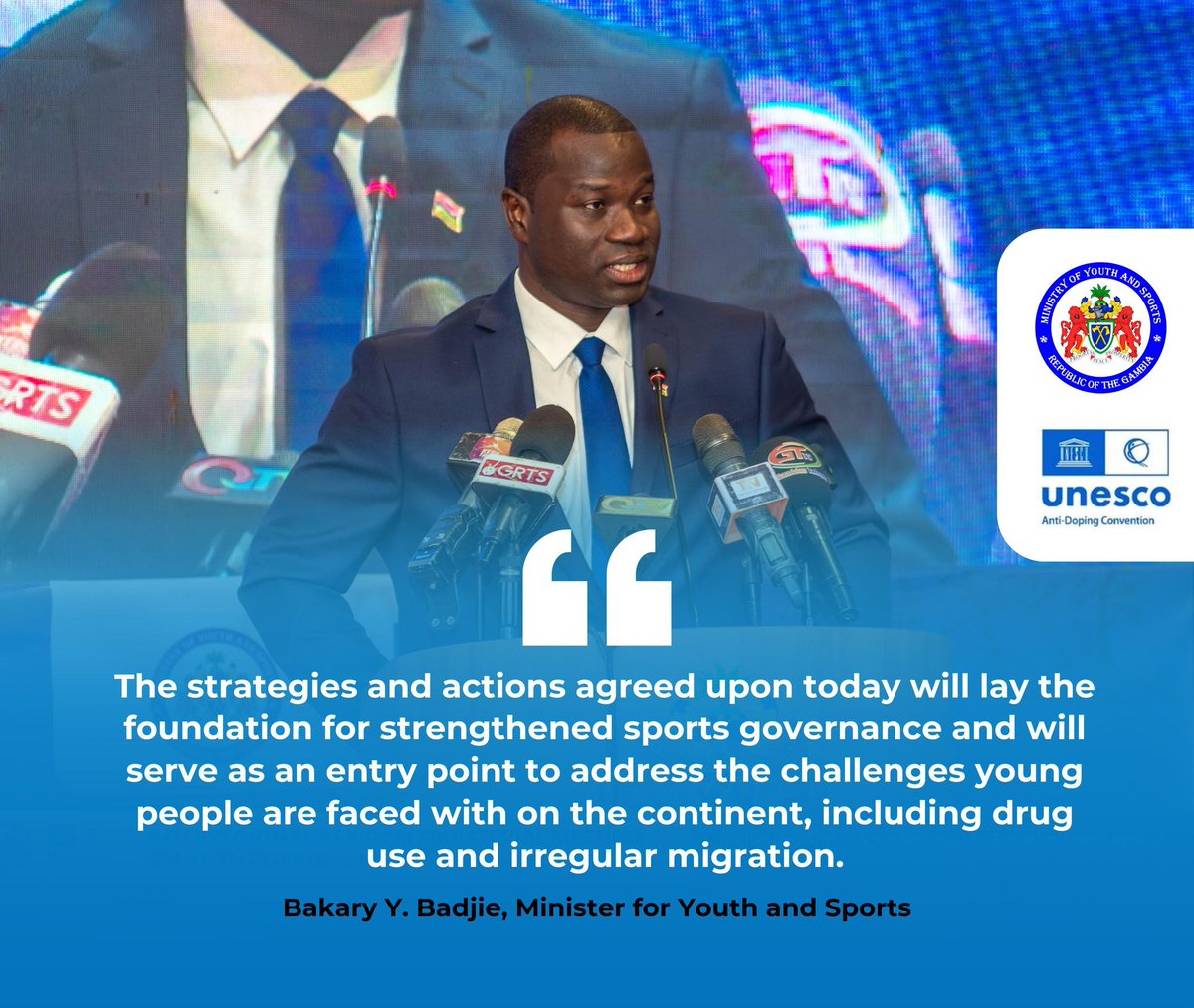 Inter-Regional African Ministerial Meeting:
Sport Governance based on values, ethics, and integrity.

#Sports4Development #UnitedByValues #Win4Real