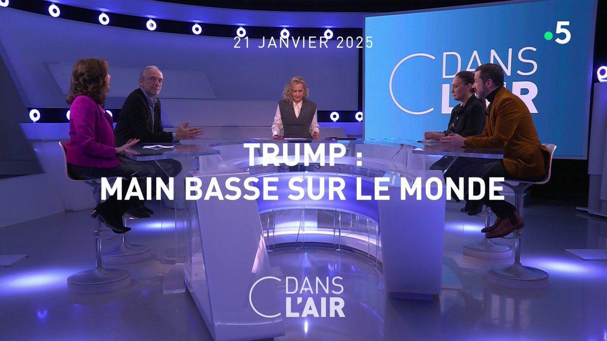Cdanslair's tweet photo. #cdanslair avec @Caroline_Roux , c'est maintenant sur France 5 Au programme ce soir - Trump : main basse sur le monde
Vous pouvez nous poser vos questions dès maintenant !
#EtatsUnis #Trump #Musk https://t.co/lRnAEibobF
