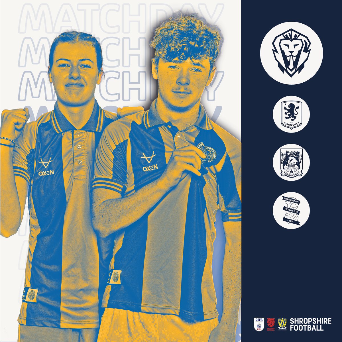 ⚽ | It's our first double matchday of 2025!

🔹 STCU Women's Team v Aston Villa (H)
🔸 STCU Men's 1st Team v Northampton (A)
🔹 STCU Men's 2nd Team v Birmingham (H)