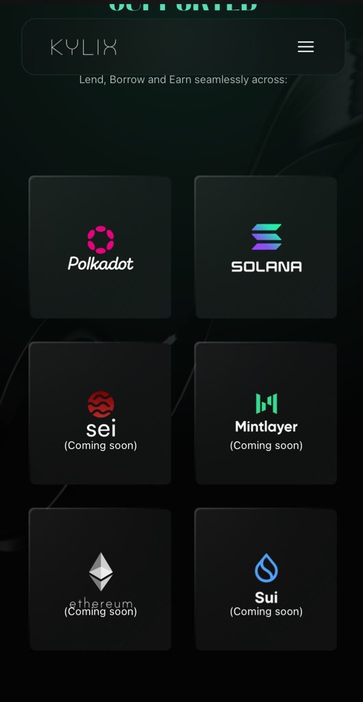 ato_aathan's tweet image. Moving assets from one blockchain to another is complex ?
This is so simple on @KylixFinance where users can #lend and borrow from multiple blockchain platforms such as @SuiNetwork @SeiNetwork @solana @mintlayer etc without bridge