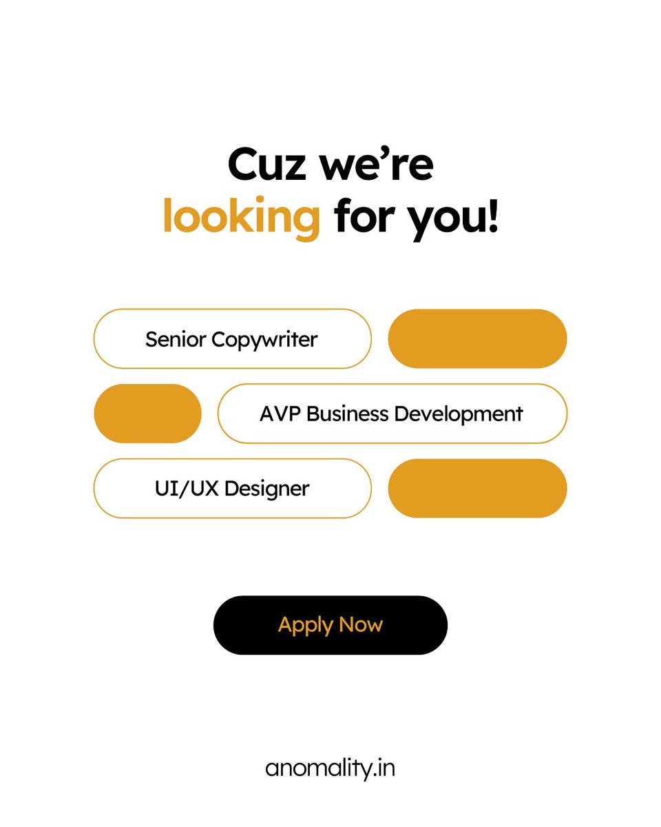 Anomality_x's tweet photo. If you’re someone who thrives on breaking the mold, thinking differently, and creating magic, we’re looking for you to join the Anomality crew.

📌 Ready to challenge the norm? Apply now here https://t.co/iCh3Oa88Wt https://t.co/3G1nuNO517