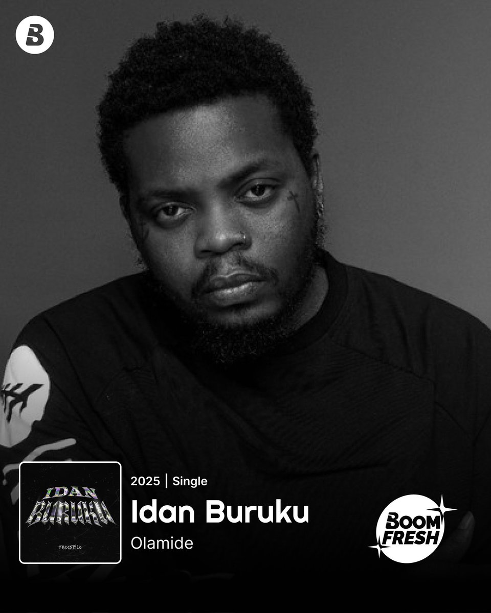 BoomplayNigeria's tweet photo. New Music from @Olamide
'Idan Buruku'🐐 is the perfect track to hype up your evening! A MUST- LISTEN!
Trust Olamide on this one!
Lyrical King! 💯 Talent!🔥🔥
Check out this dope piece❤️🔥 Out Now on #BoomplayApp. ▶️ 🔗 https://t.co/8UgMcoi6mf
#BoomFresh #Olamide #BoomPlay https://t.co/4jmCjc3bWc
