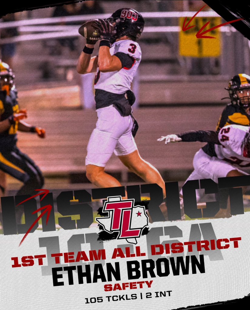 2026 Nickel/Safety
3 year Varsity Starter
Honorable mention (Sophomore year)
1st team all district (Junior year)
230 (Career Tackles)
3 FF 
3 INT
12 (Career PBUs)
hudl.com/v/2QfBdq