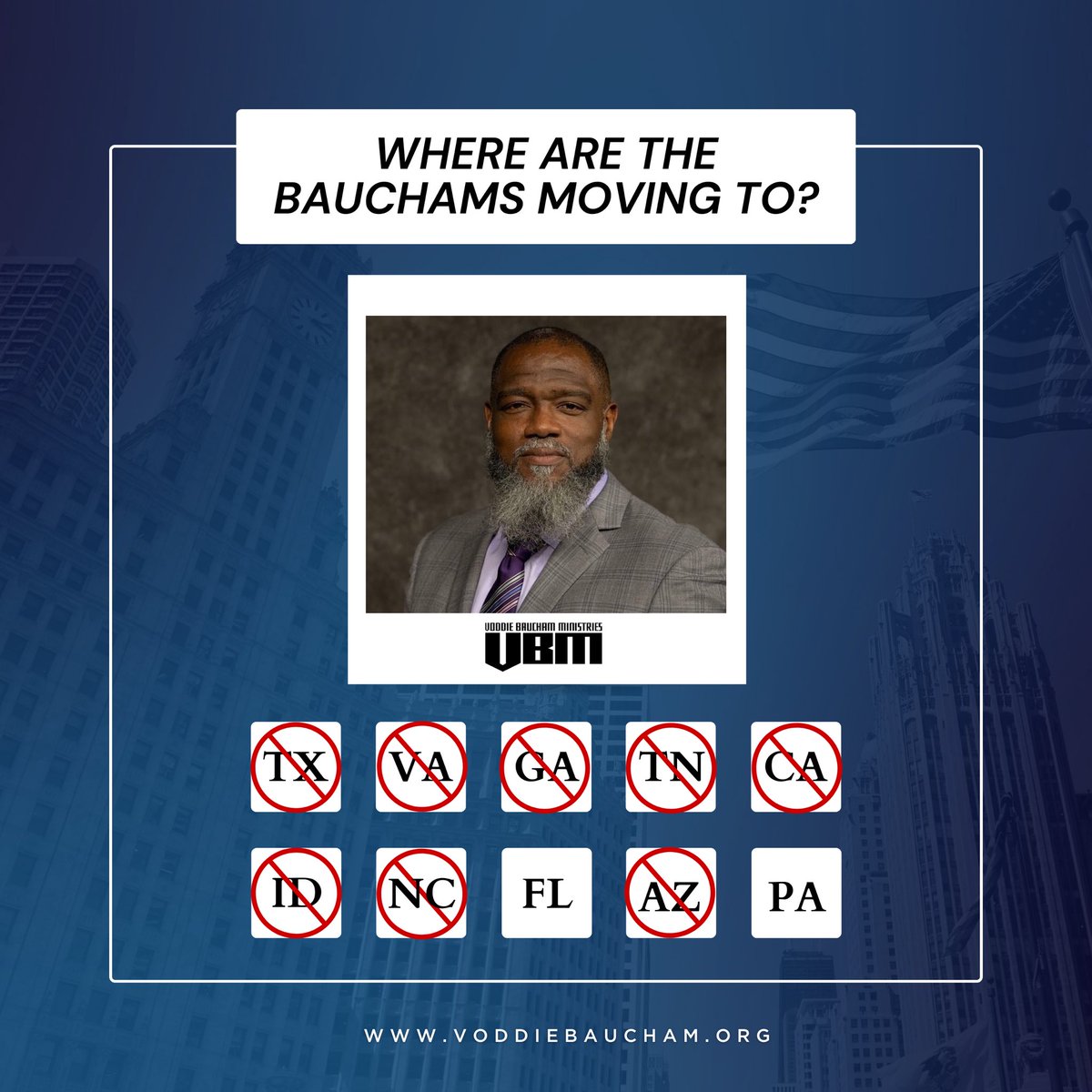 I know!  It is as hard for me to write as it is for many to read, but the Bauchams are not returning to the Republic of Texas!  We always assumed that’s where we would end up. It is and always will be home. However, it is not the place the Lord has for us right now. 

Eight down,