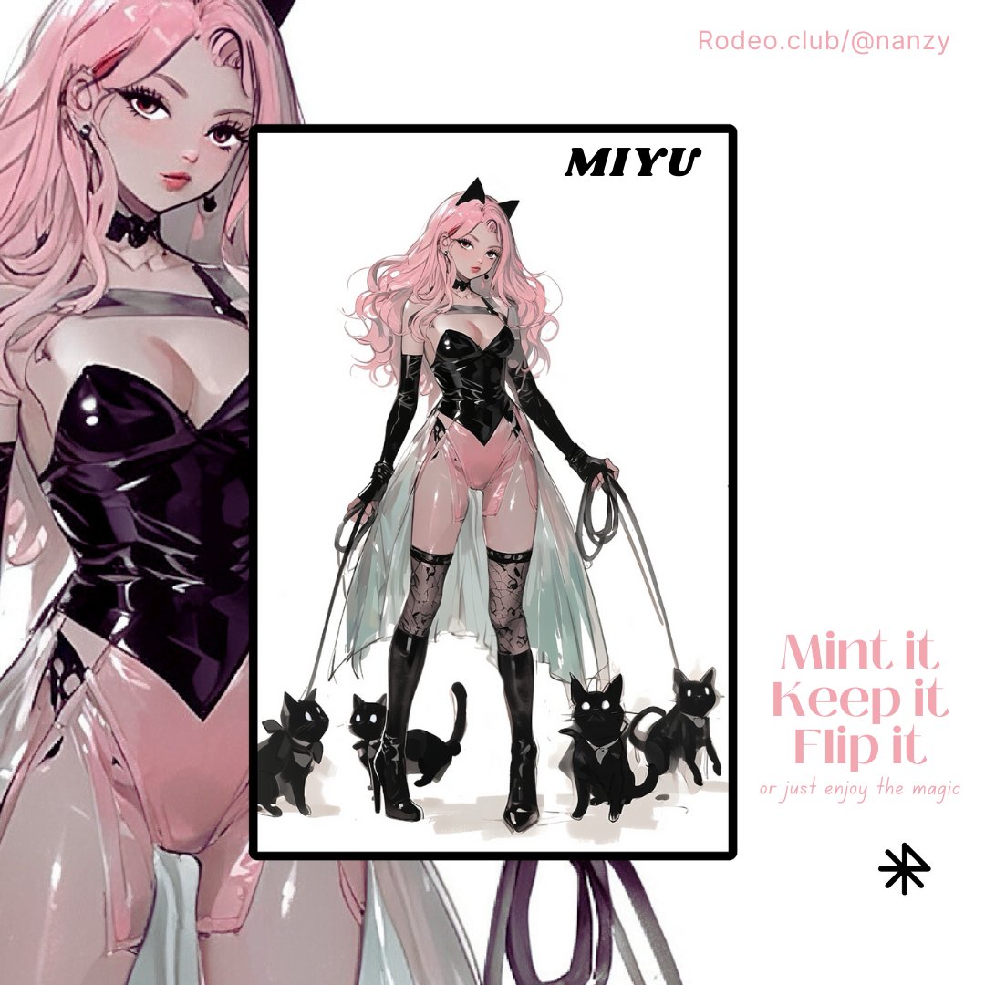 Miyu is one of my Character design that took the spotlight by winning the Alias VWBC Judges' Character Design Award last May!✨

Check out their cool app to easily make 3D avatar videos on any device
<a href="/aliasapp_/">Alias</a>  

Mint MIYU here <a href="/rodeodotclub/">Rodeo</a> / 24 hrs only
rodeo.club/post/0xd9EC389…