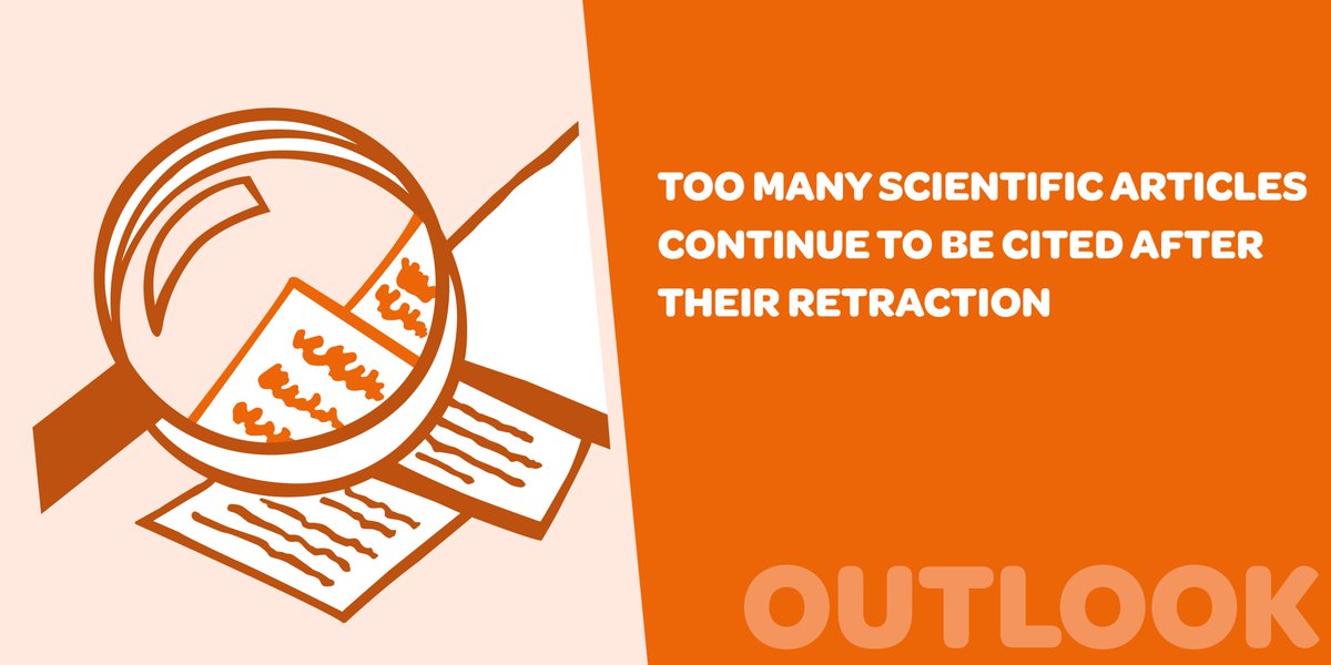 About 60 out of 100 000 articles are retracted after publication. Unfortunately, those who read or cite them are not always aware of their retracted status ➡ urlr.me/c85g4M