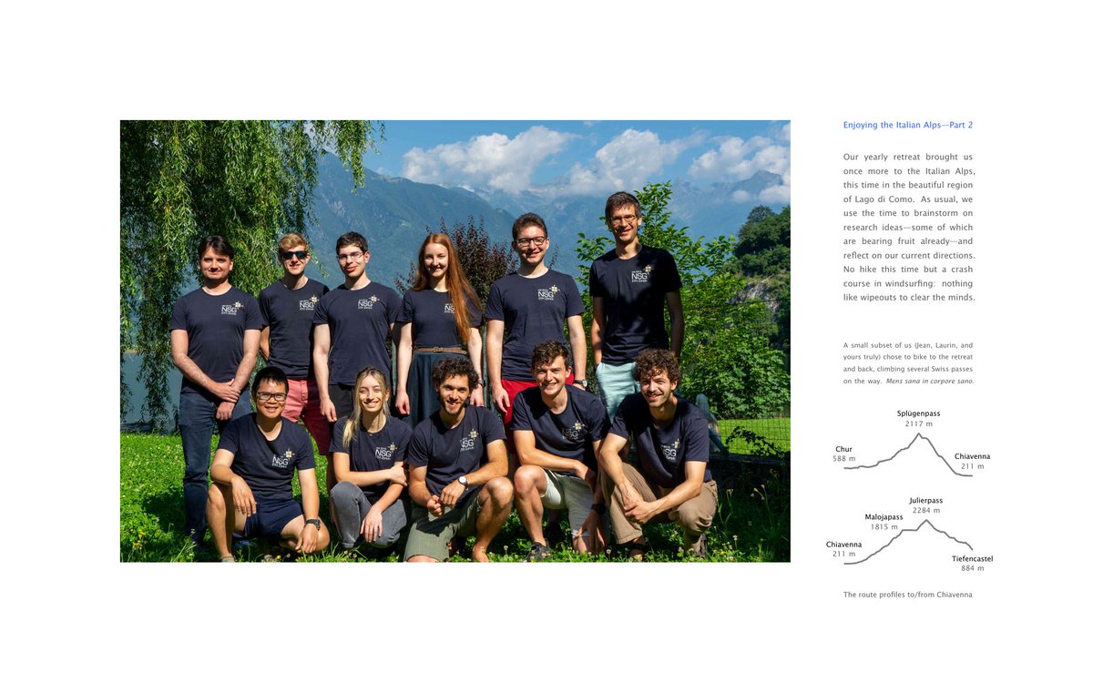 Continuing with the tradition: here is our 2024 group activity report!

2024 has been incredibly diverse and full of milestones: from teaching a 2-week course in Ghana 🇬🇭 to launching NetFabric, our first startup which already employs 7 team members!

🔗nsg.ee.ethz.ch/pdf/activity_r…