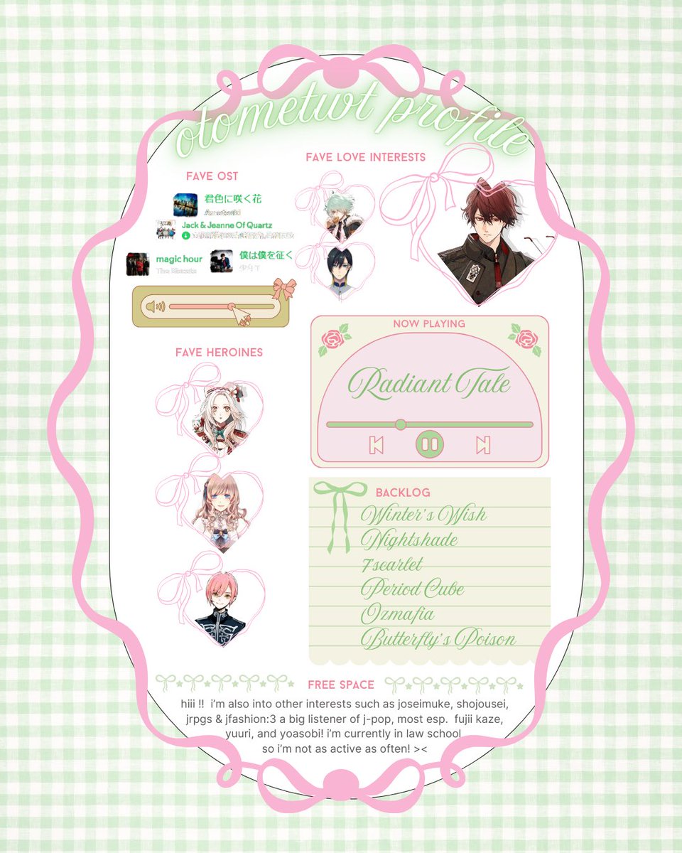 akazasoiree's tweet image. :¨ ·.· ¨:
 `· . 𐙚 #otometwtintro