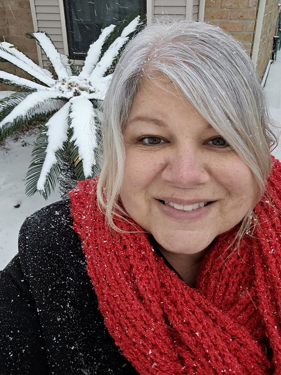 Snow day in Houston! ❄️❄️❄️ #snow #houstonsnow