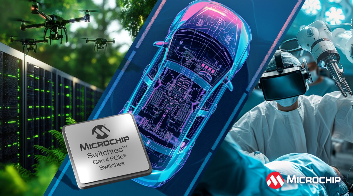 ElectronicProd's tweet image. Microchip releases a new family of Switchtec #PCIe switches for #automotive and #embedded computing applications. electronicproducts.com/microchip-exte…