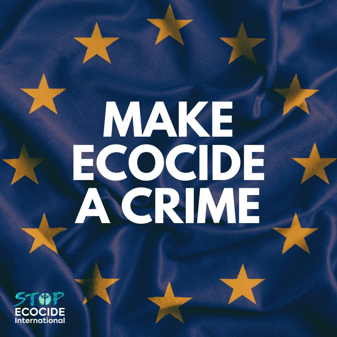 Stop Ecocide International (@ecocidelaw) on Twitter photo Add YOUR name to the <a href="/wemoveEU/">WeMove Europe</a> petition to call for mass destruction of nature (#ECOCIDE) to be criminalised.
Within the next 18 months, #EU states must change their laws on environmental crimes. NOW is the time to make a difference👇
SIGN: action.wemove.eu/sign/2024-05-n…
#StopEcocide Add YOUR name to the <a href="/wemoveEU/">WeMove Europe</a> petition to call for mass destruction of nature (#ECOCIDE) to be criminalised.
Within the next 18 months, #EU states must change their laws on environmental crimes. NOW is the time to make a difference👇
SIGN: action.wemove.eu/sign/2024-05-n…
#StopEcocide