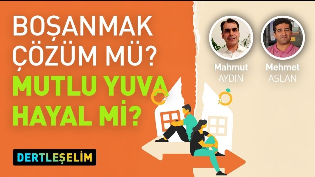 Mahmut Aydın (@imatherapy) on Twitter photo Bugün "Boşanma kararı verirken nelere dikkat edilmeli, mutlu yuva için yapılabilecekler" vb. önemli konuları <a href="/asim_yildirim/">Asım Yıldırım</a> ve <a href="/DrMehmetAslan1/">Mehmet Aslan</a>
ile #konuşmazamanı programında ele alıyoruz. Bekliyoruz efendim. Yayın linki👇:
youtube.com/live/qNB9Iw-dB… Bugün "Boşanma kararı verirken nelere dikkat edilmeli, mutlu yuva için yapılabilecekler" vb. önemli konuları <a href="/asim_yildirim/">Asım Yıldırım</a> ve <a href="/DrMehmetAslan1/">Mehmet Aslan</a>
ile #konuşmazamanı programında ele alıyoruz. Bekliyoruz efendim. Yayın linki👇:
youtube.com/live/qNB9Iw-dB…