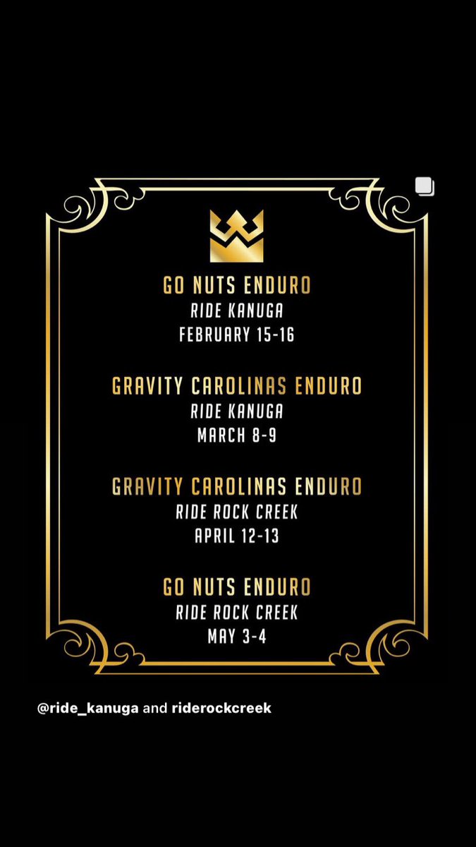 We're excited to announce the Bike Park Royale 2025 Enduro Race Series! The Bike Park Royale brings together the best of Ride Kanuga and Ride Rock Creek for an epic enduro race series! Four events, four unique race tracks, spread across the 2025 season, provide riders with the