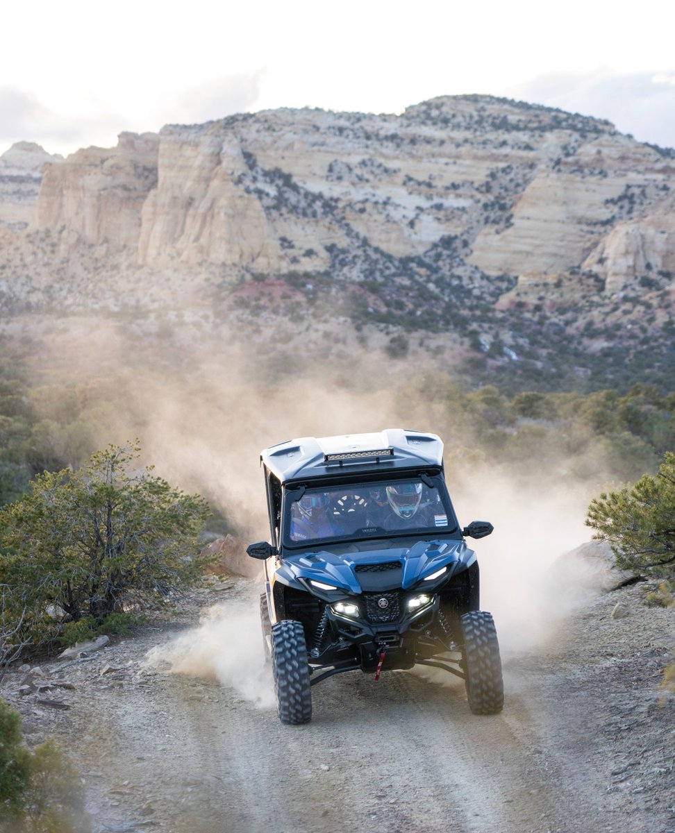 YamahaOutdoors's tweet photo. Utah’s stunning terrain meets unbeatable capability in last week’s video.
Have you watched it yet? Let’s hear your thoughts!
📺️ Check it out now on the @YamahaOutdoors YouTube channel.
https://t.co/crr07qZnOo
#Yamaha #RMAX1000 #RMAX4 #ProvenOffRoad #REALizeYourAdventure https://t.co/DPTvWbpcV5