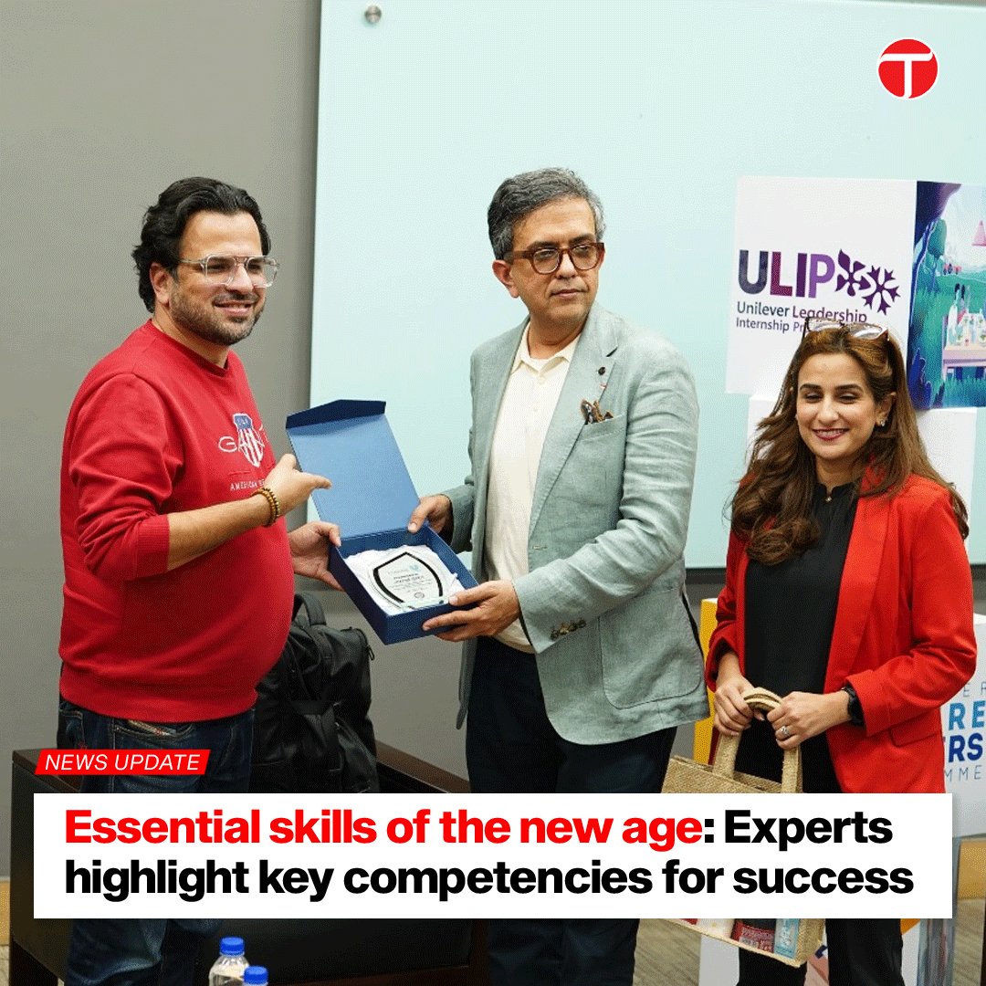 etribune's tweet photo. Unilever Pakistan, in collaboration with the Express Media Group, organized an awareness session titled "Essential Skills for the New Age" at Habib University. The event brought together prominent industry leaders and experts who emphasized the need for students to adapt to the rapidly evolving digital landscape by acquiring skills essential for success in the modern era.

For more: https://t.co/xvmnlO5lcd

#etribune #News #latest