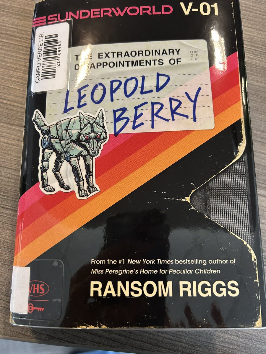 Book 1 of a NEW series by Ransom Riggs 
From the publisher:
-stunning tale of loss, triumph, friendship and magic, will remind readers everywhere that true heroes are made, not born—and when you’re never the chosen one, sometimes you have to choose yourself.