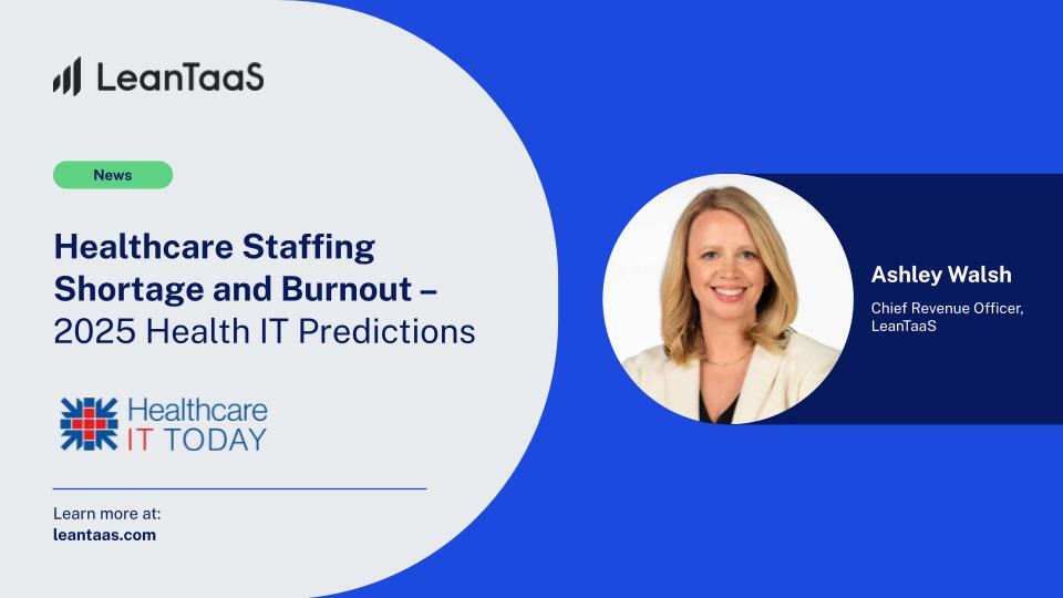 LeanTaaS, Inc. (@leantaas) on Twitter photo 🏥 In 2025, health systems will continue to face staffing shortages and burnout, but how they respond will have a big impact on outcomes. Check out predictions from our Chief Revenue Officer and other industry experts in a recent <a href="/hcittoday/">Healthcare IT Today</a> article. bit.ly/4gRkNRJ 🏥 In 2025, health systems will continue to face staffing shortages and burnout, but how they respond will have a big impact on outcomes. Check out predictions from our Chief Revenue Officer and other industry experts in a recent <a href="/hcittoday/">Healthcare IT Today</a> article. bit.ly/4gRkNRJ