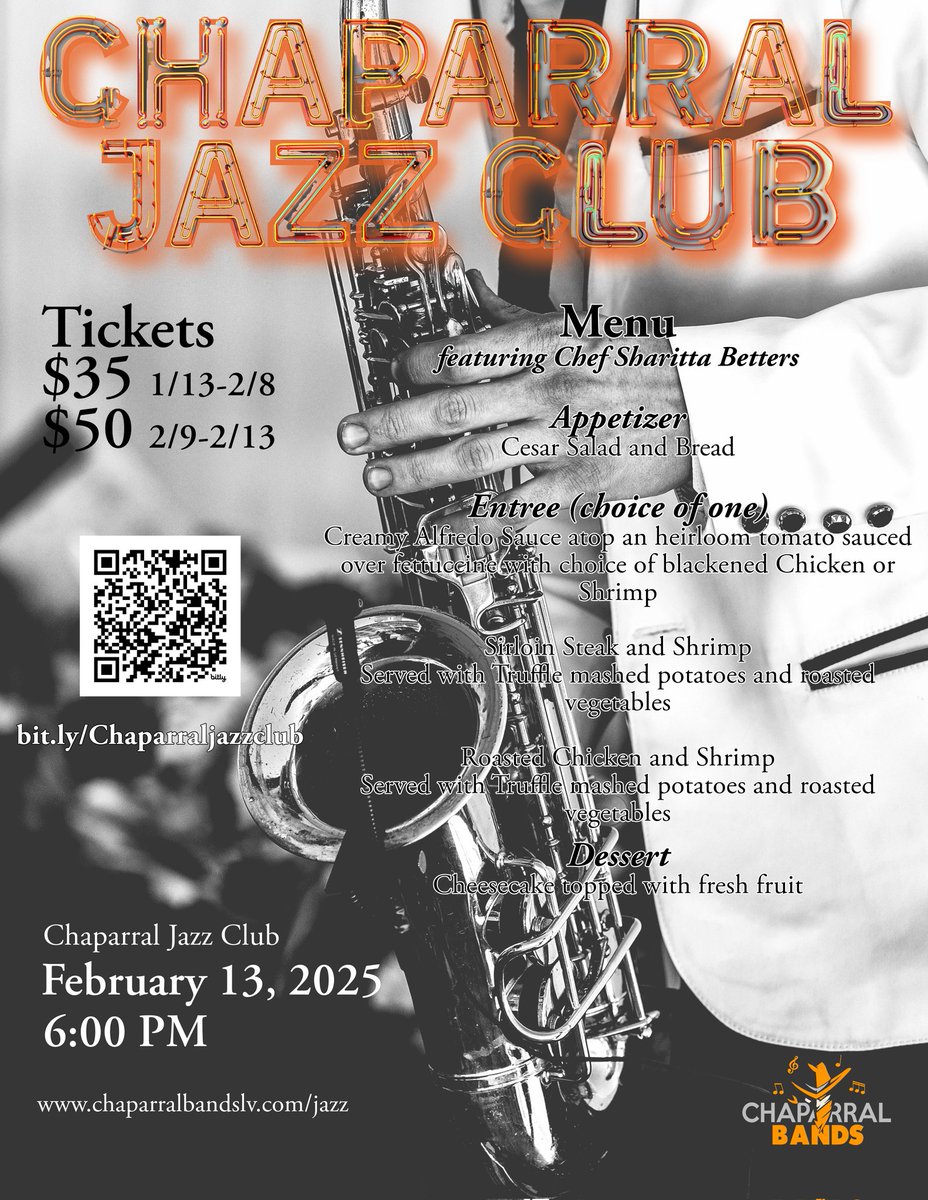 Did you get your tickets yet? You don't want to miss this one! bit.ly/Chaparraljazzc…