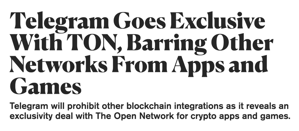 Facebook, Twitter, Reddit and now Telegram. 

Centralized web2 apps will be arbitrary and capricious with their APIs.