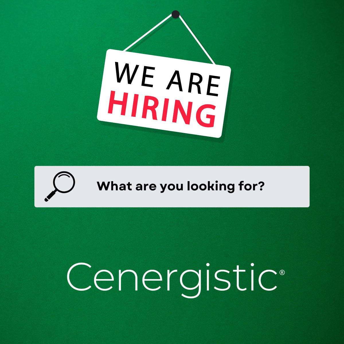 We're looking for talented and passionate individuals to join our team and help us achieve our mission of creating a more sustainable future. Visit our careers page to learn more: hubs.ly/Q032nj_J0. #EnergyCareers #SustainabilityJobs #JoinOurTeam #Cenergistic