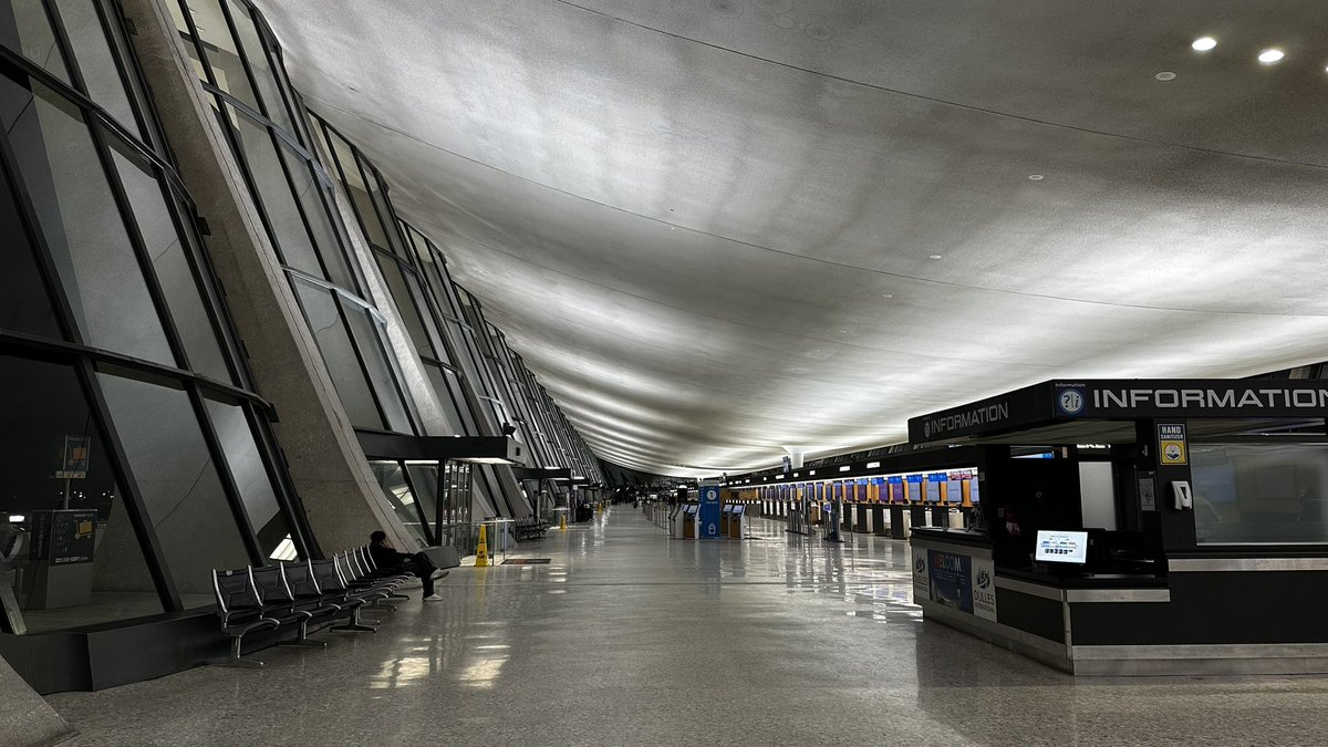 Manhattan, Baltimore, and the fantastic terminal in Dulles