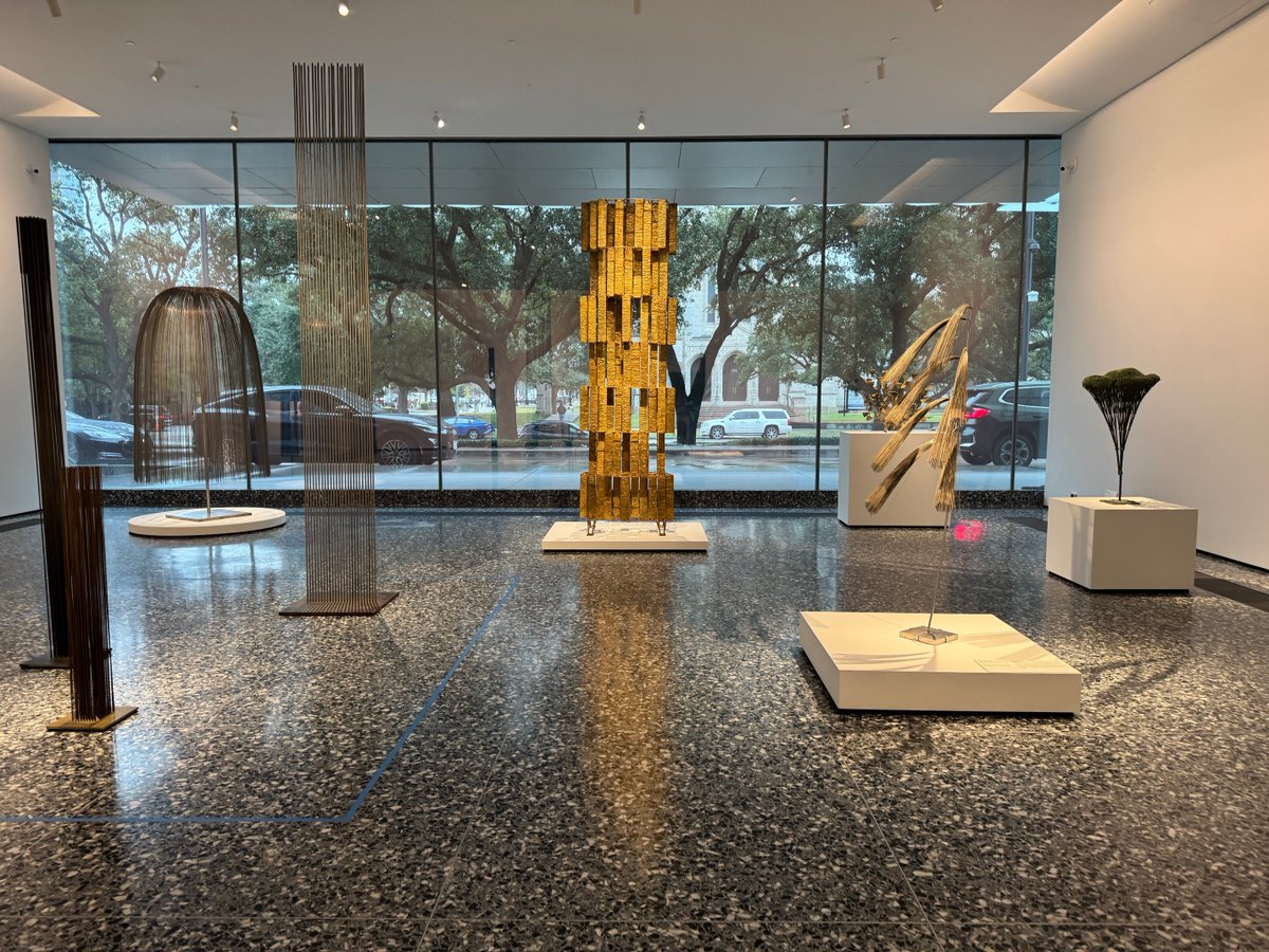 Harry_Bertoia's tweet photo. The Houston Museum of Fine Art is displaying their Bertoia collection this year. It is beautiful. If you are in the area, check it out. It's not considering an exhibition, but rather part of their permanent collection. https://t.co/pvkLoJNJqN #bertoia #sculpture #modernism https://t.co/TXhO3wlVkU