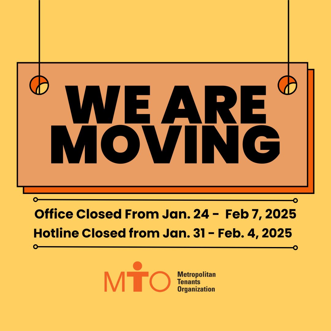 🔔 MTO offices are moving! 🔔 
Hours will be changing starting this Friday! Update on new location coming soon.