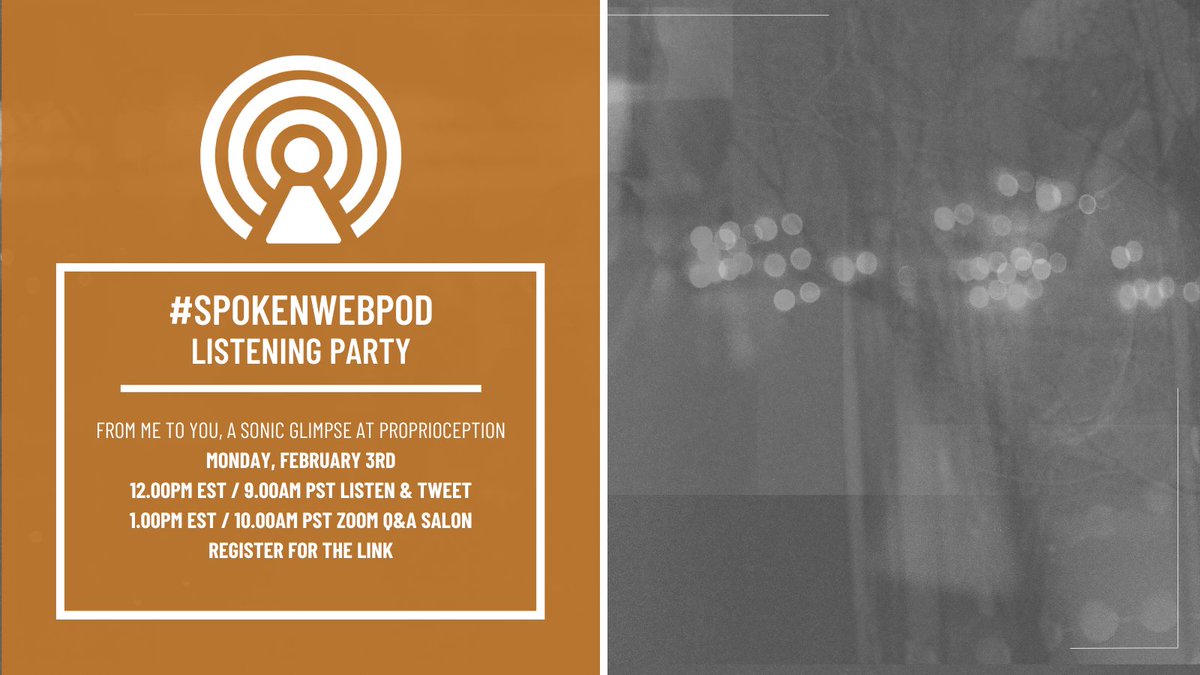 Another year, another not to be missed Listening Party!

More info here: spokenweb.ca/events/spokenw…

Register now: concordia-ca.zoom.us/meeting/regist…